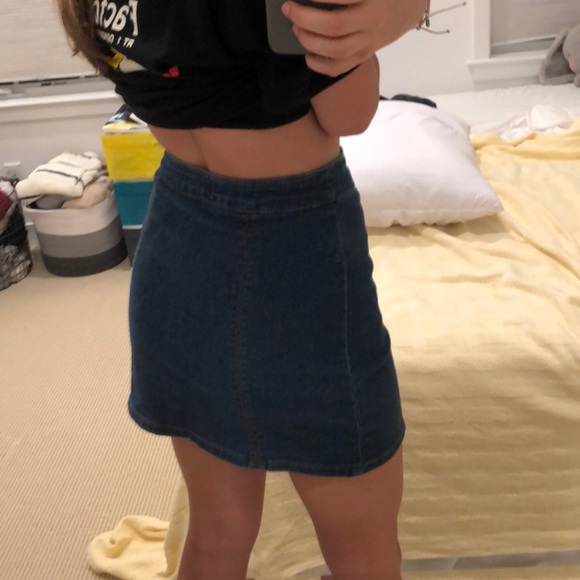 Forever 21 jean skirt - Picture 3 of 4